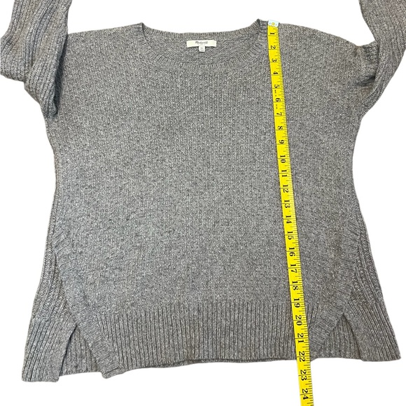 Madewell Gray Drop Shoulder Sweater Size XS - Picture 6 of 9